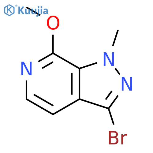 1H-Pyrazolo[3,4-c]pyridine, 3-bromo-7-methoxy-1-methyl- structure