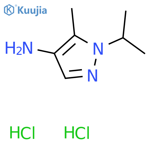 5-methyl-1-(propan-2-yl)-1H-pyrazol-4-amine dihydrochloride structure