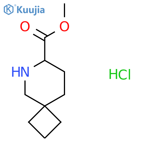 Methyl 6-azaspiro[3.5]nonane-7-carboxylate hydrochloride structure