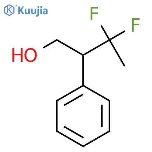 3,3-Difluoro-2-phenylbutan-1-ol structure