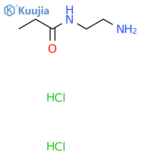 N-(2-Aminoethyl)propanamide dihydrochloride structure