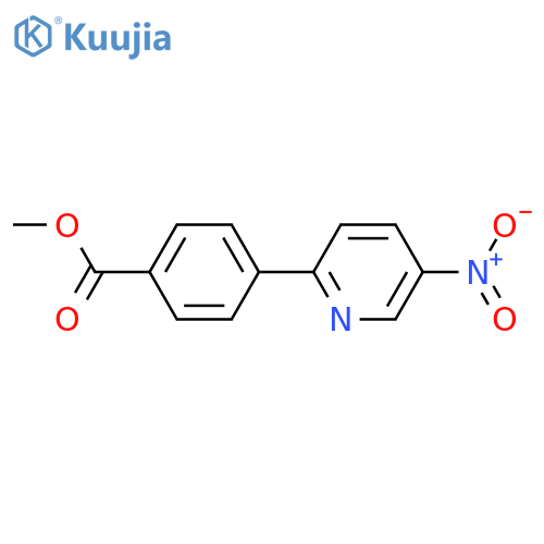 Methyl 4-(5-nitropyridin-2-yl)benzoate structure