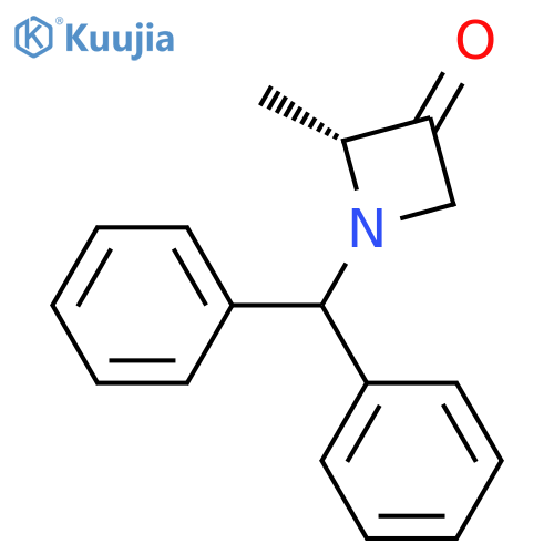 (2R)-1-(diphenylmethyl)-2-methylazetidin-3-one structure