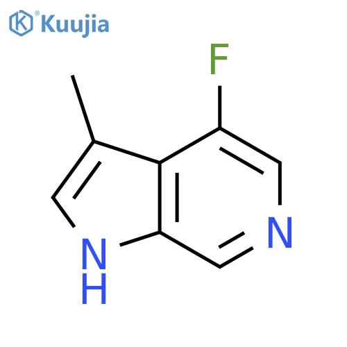 4-fluoro-3-methyl-1H-pyrrolo[2,3-c]pyridine structure
