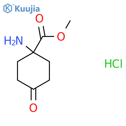 Methyl 1-amino-4-oxo-cyclohexanecarboxylate HCl structure