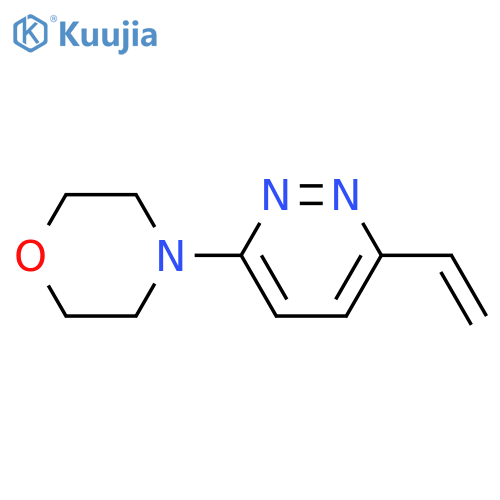 4-(6-Vinylpyridazin-3-yl)morpholine structure