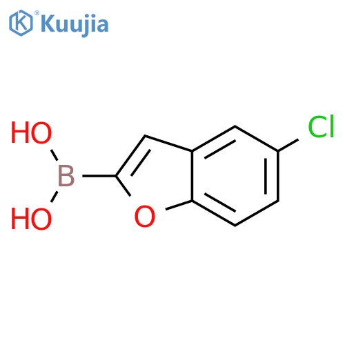 5-Chlorobenzofuran-2-boronic Acid structure