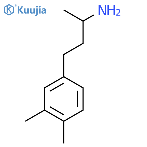 4-(3,4-dimethylphenyl)butan-2-amine structure