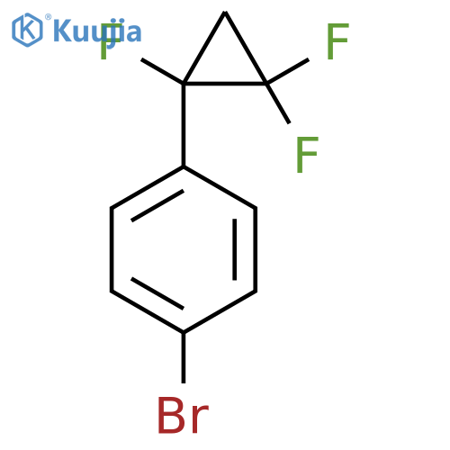 1-Bromo-4-(1,2,2-trifluorocyclopropyl)benzene structure