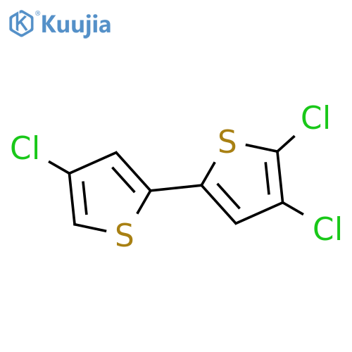 2,2'-Bithiophene, 4,4',5-trichloro- structure