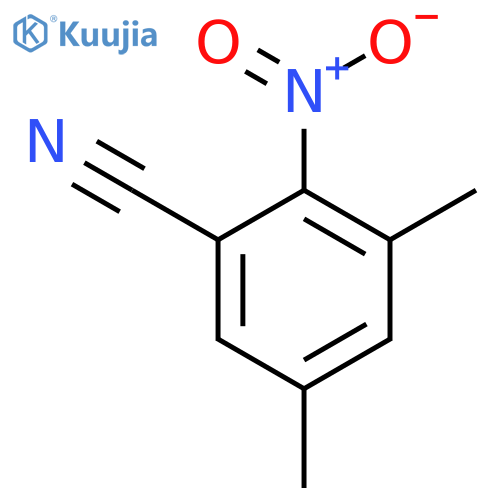 3,5-dimethyl-2-nitrobenzonitrile structure
