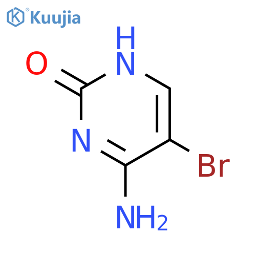 4-amino-5-bromo-pyrimidin-2-ol structure