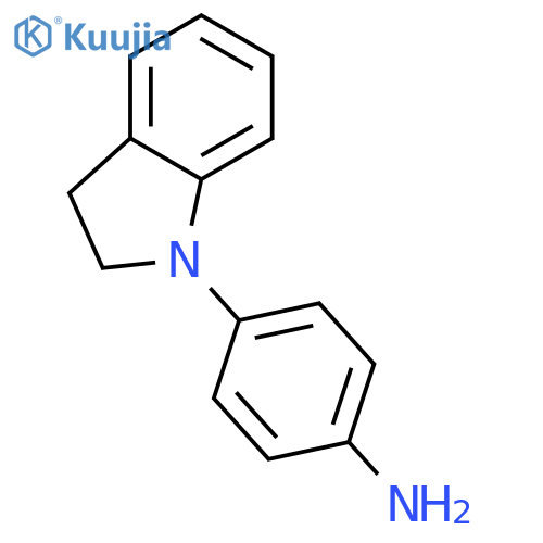 4-(2,3-dihydro-1H-indol-1-yl)aniline structure