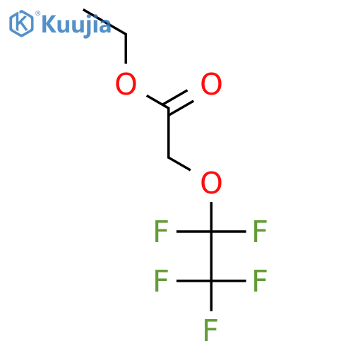 Pentafluoroethyloxy-acetic Acid ethyl ester structure