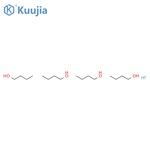 1-Butanol, hafnium(4+)salt (9CI) structure