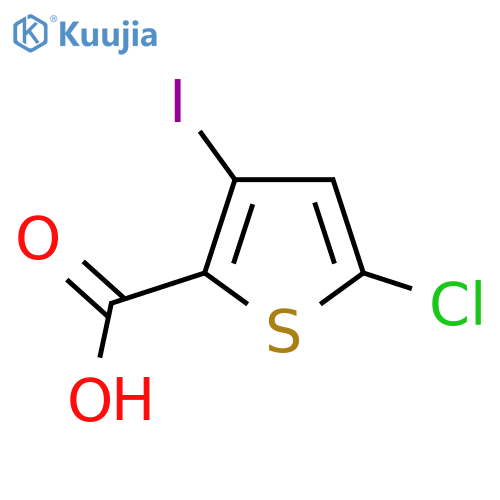 5-Chloro-3-iodothiophene-2-carboxylic acid structure