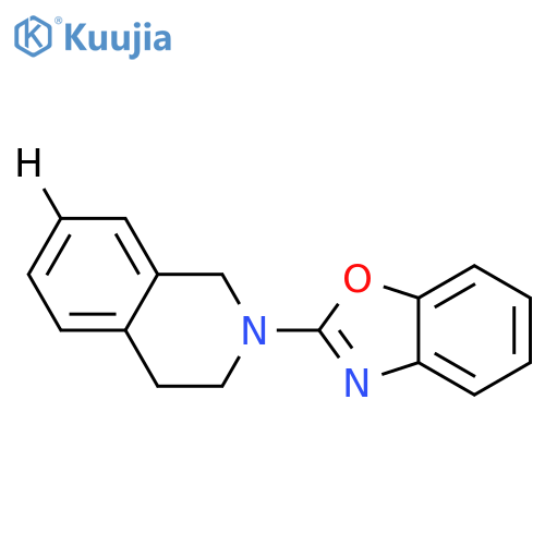 2-[3,4-Dihydroisoquinolin-2(1H)-yl-7-D]benzo[d]oxazole structure