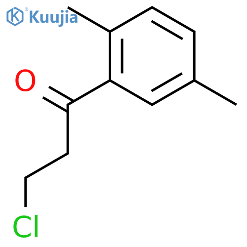 1-Propanone,3-chloro-1-(2,5-dimethylphenyl)- structure