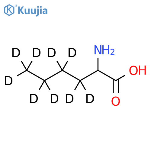 DL-2-Aminohexanoic-3,3,4,4,5,5,6,6,6-d9 Acid structure