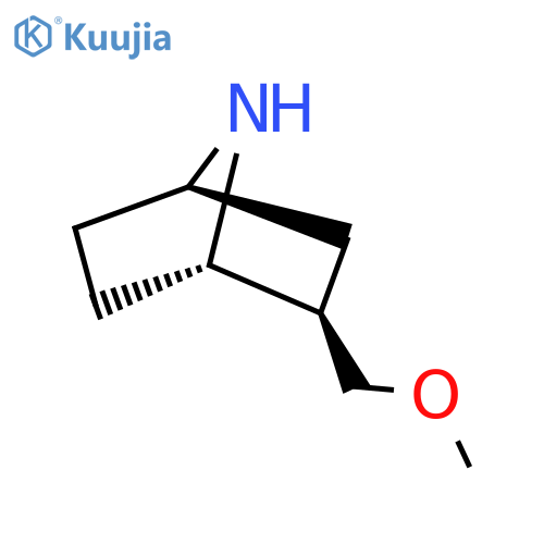 rac-(1R,2S,4S)-2-(methoxymethyl)-7-azabicyclo[2.2.1]heptane structure