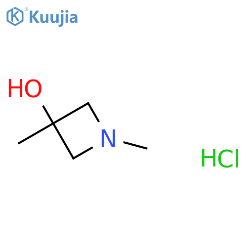 3-Azetidinol, 1,3-dimethyl-, hydrochloride (1:1) structure