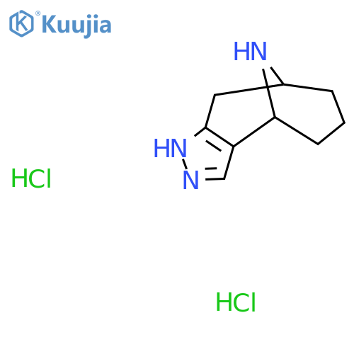 4,5,12-Triazatricyclo[6.3.1.02,6]dodeca-2(6),3-diene;dihydrochloride structure