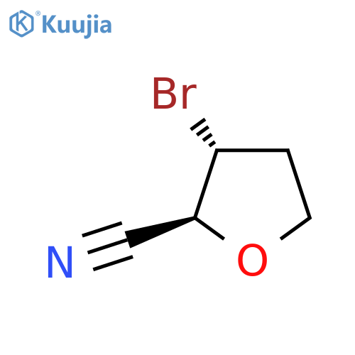 (2S,3R)-3-Bromooxolane-2-carbonitrile structure