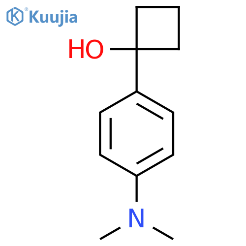 1-(4-(Dimethylamino)phenyl)cyclobutanol structure