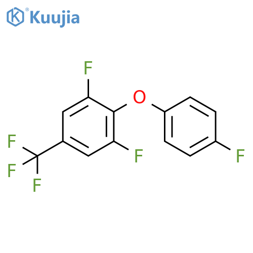Benzene, 1,3-difluoro-2-(4-fluorophenoxy)-5-(trifluoromethyl)- structure