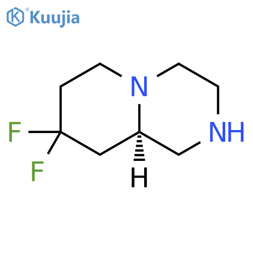 2H-Pyrido[1,2-a]pyrazine, 8,8-difluorooctahydro-, (9aR)- structure