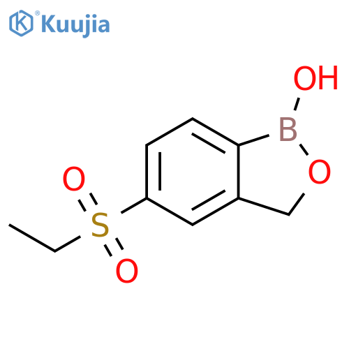 5-(ethanesulfonyl)-1,3-dihydro-2,1-benzoxaborol-1-ol structure