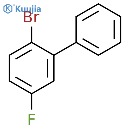 2-Bromo-5-fluoro-1,1'-biphenyl structure