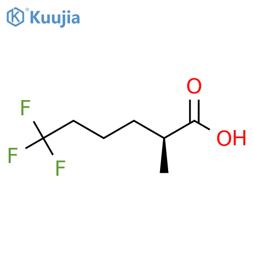 (2S)-6,6,6-Trifluoro-2-methylhexanoic acid structure