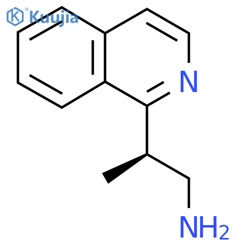 (2R)-2-Isoquinolin-1-ylpropan-1-amine structure