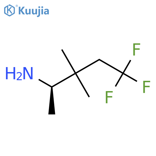 (2R)-5,5,5-Trifluoro-3,3-dimethylpentan-2-amine structure
