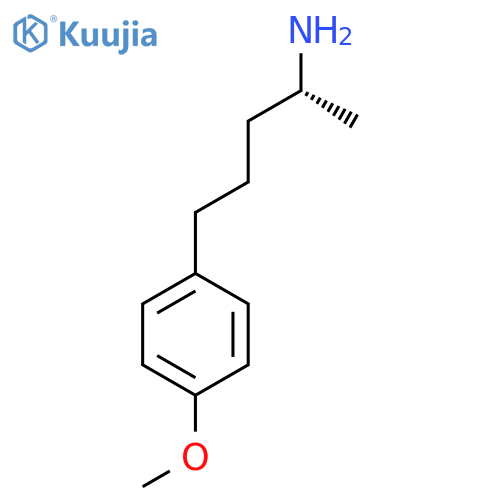 (2R)-5-(4-Methoxyphenyl)pentan-2-amine structure