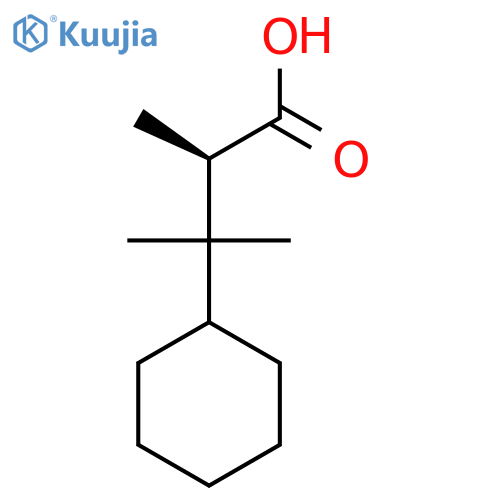 (2R)-3-Cyclohexyl-2,3-dimethylbutanoic acid structure