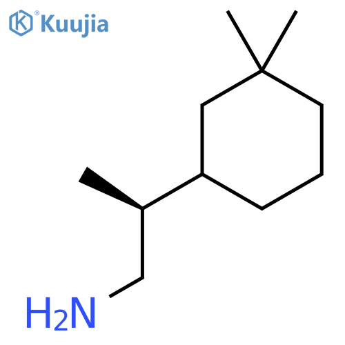 (2S)-2-(3,3-Dimethylcyclohexyl)propan-1-amine structure