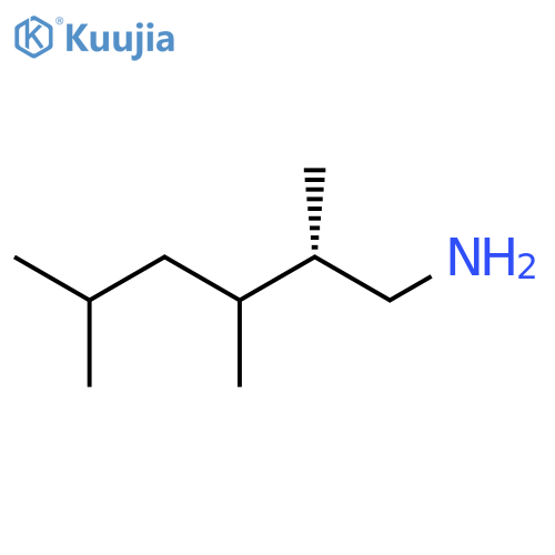 (2S)-2,3,5-Trimethylhexan-1-amine structure