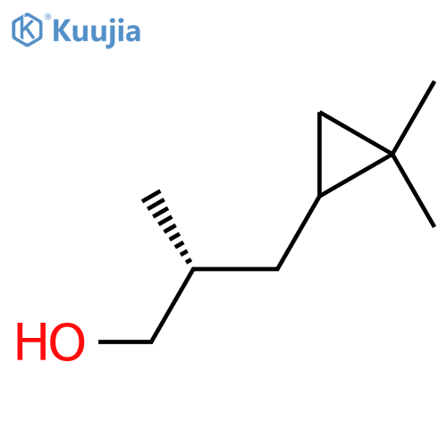 (2R)-3-(2,2-Dimethylcyclopropyl)-2-methylpropan-1-ol structure