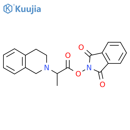 1,3-dioxo-2,3-dihydro-1H-isoindol-2-yl 2-(1,2,3,4-tetrahydroisoquinolin-2-yl)propanoate structure