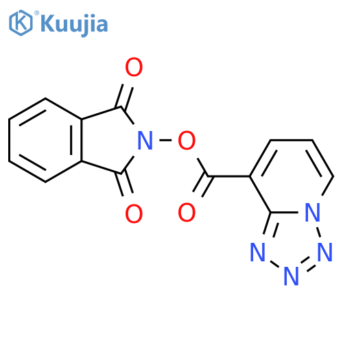 1,3-dioxo-2,3-dihydro-1H-isoindol-2-yl [1,2,3,4]tetrazolo[1,5-a]pyridine-8-carboxylate structure