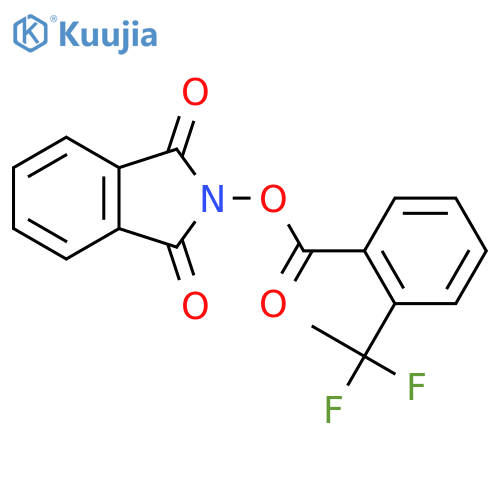 1,3-dioxo-2,3-dihydro-1H-isoindol-2-yl 2-(1,1-difluoroethyl)benzoate structure