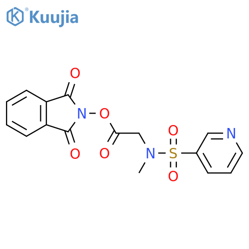 1,3-dioxo-2,3-dihydro-1H-isoindol-2-yl 2-(N-methylpyridine-3-sulfonamido)acetate structure