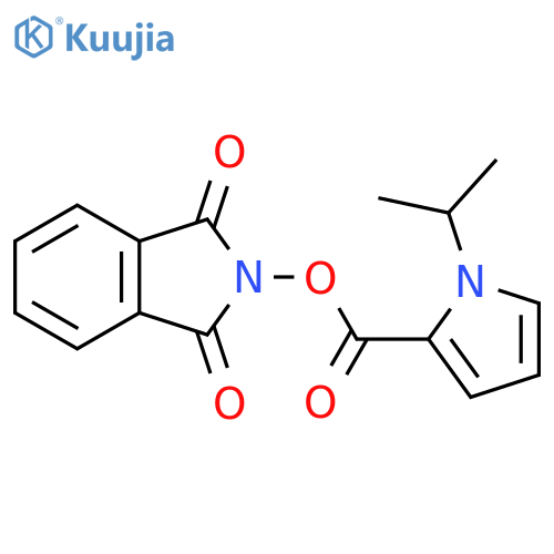 1,3-dioxo-2,3-dihydro-1H-isoindol-2-yl 1-(propan-2-yl)-1H-pyrrole-2-carboxylate structure