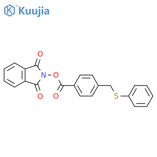 1,3-dioxo-2,3-dihydro-1H-isoindol-2-yl 4-[(phenylsulfanyl)methyl]benzoate structure