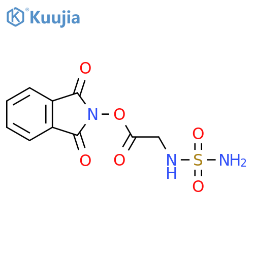1,3-dioxo-2,3-dihydro-1H-isoindol-2-yl 2-(sulfamoylamino)acetate structure