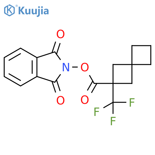 1,3-dioxo-2,3-dihydro-1H-isoindol-2-yl 2-(trifluoromethyl)spiro[3.3]heptane-2-carboxylate structure