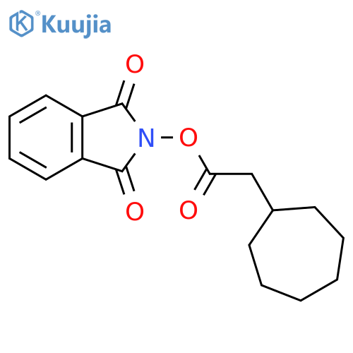 1,3-dioxo-2,3-dihydro-1H-isoindol-2-yl 2-cycloheptylacetate structure
