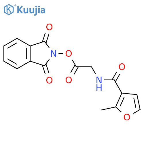 1,3-dioxo-2,3-dihydro-1H-isoindol-2-yl 2-[(2-methylfuran-3-yl)formamido]acetate structure